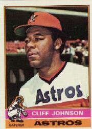 1976 Topps Baseball Cards      249     Cliff Johnson
